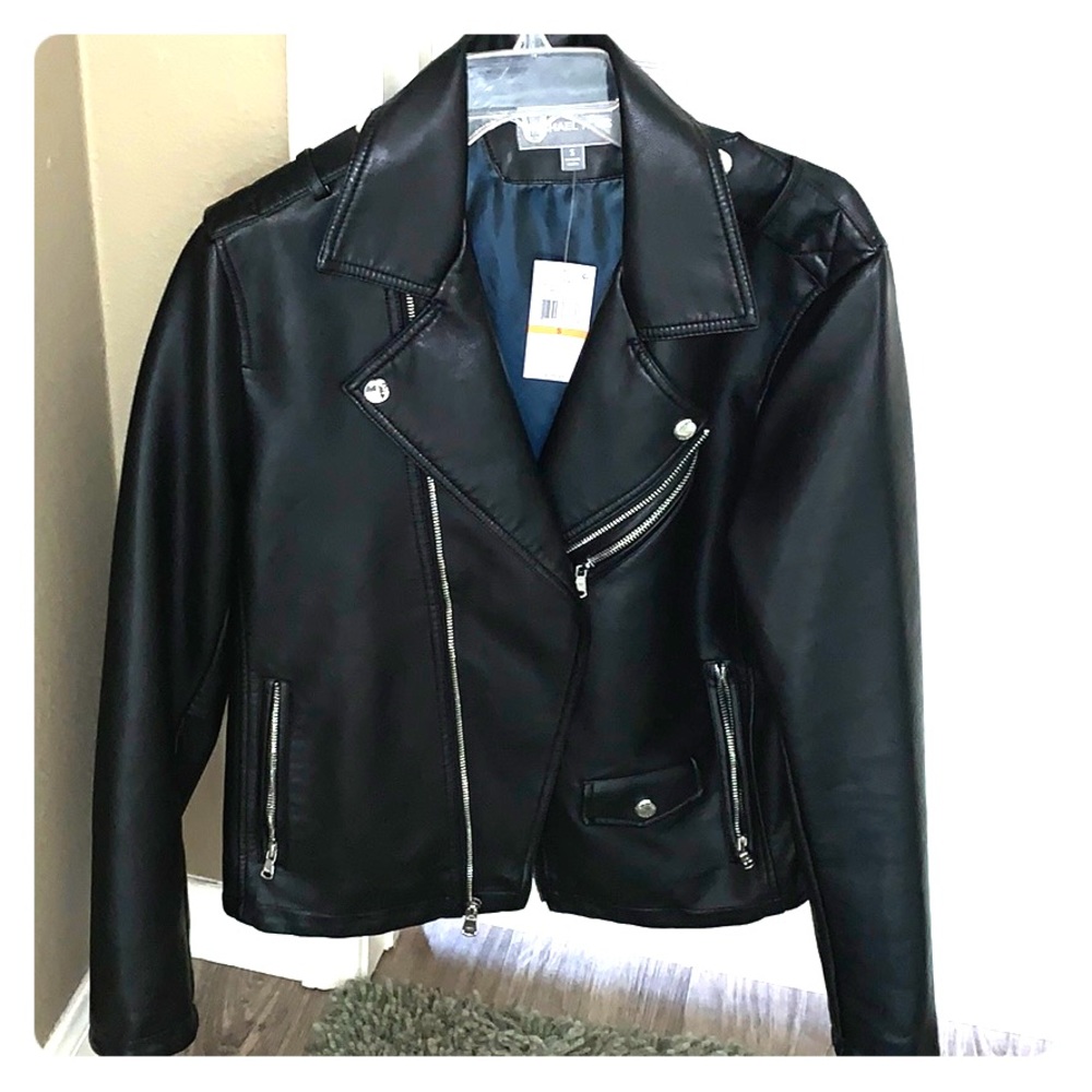Leather NEW Michael kors jacket